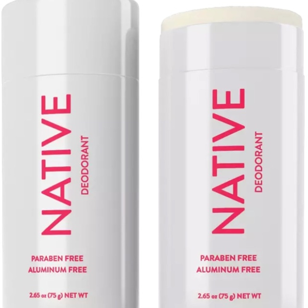 Native Strawberry Rhubarb sensitive deodorant.